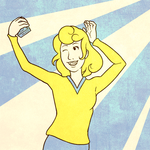 Selfie Animated Gif