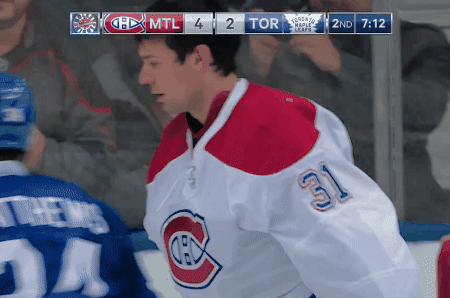 This Is A Gif Of Carey Price Looking Straight Into Your Soul Habs