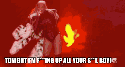 Next, Bey took it to "Don't Hurt Yourself"