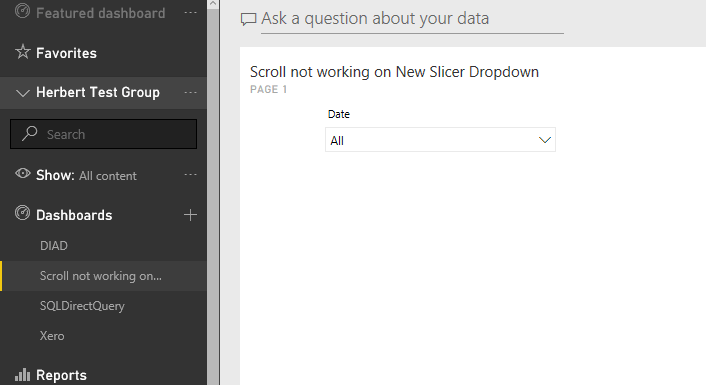 Scroll not working on New Slicer Dropdown - Microsoft Fabric Community