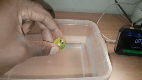 I want what this kid is on LOL. Bouncy Ball Water Test ???