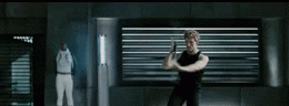 Finnick fighting