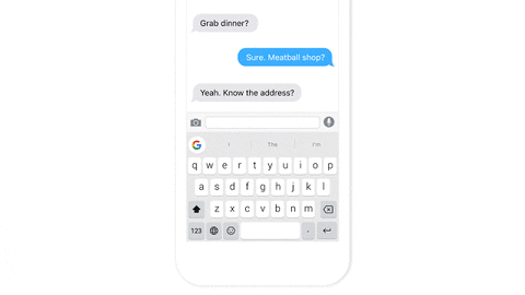 GBoard, teclado de Google para iPhone
