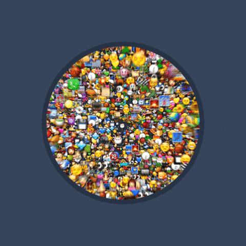 Animiertes Bild von Emoji