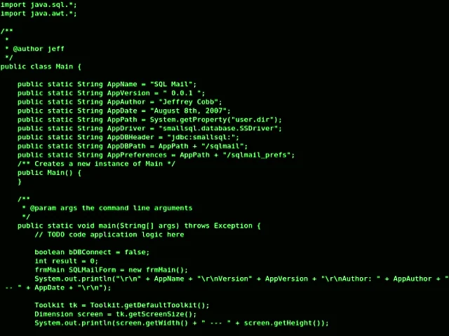 Terminal-Based Application