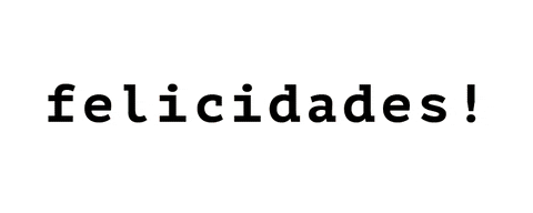 Texto "felicidades!"