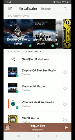 Stations on deals pandora