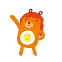 orange party bear