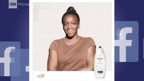 Image result for dove ad gif\