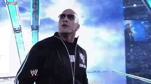 the rock wrestling - GIF Animado | REYGIF