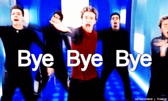 GIF: bye bye bye justin timberlake