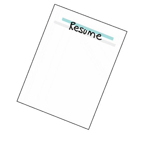 GIF of a resume