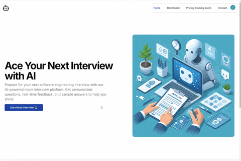 Create a mock interview session