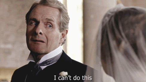 Edith Crawley jilted at the altar