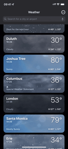 Yahoo Weather iOS app adds new animated effects for weather conditions,  updated design for iPhone 6/6Plus - 9to5Mac