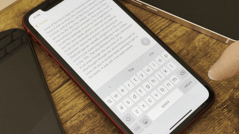 gif texte iphone